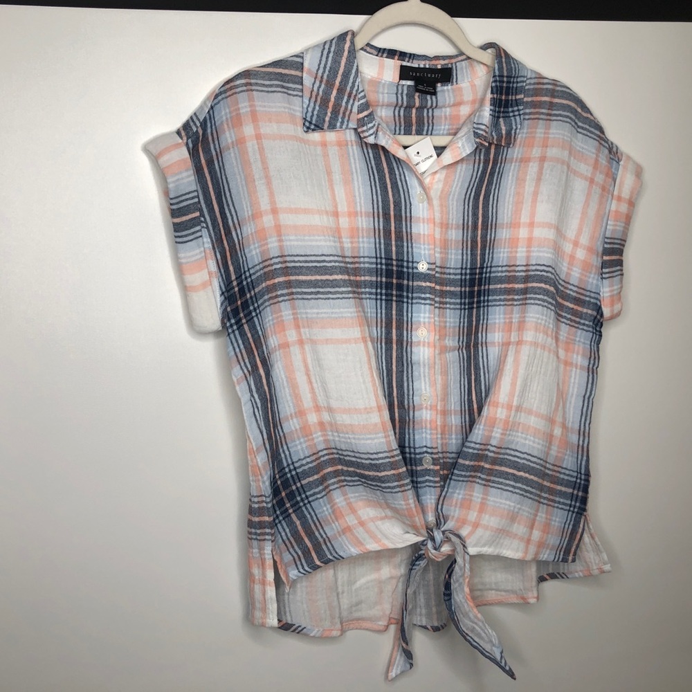 Sanctuary | Tie Shirt